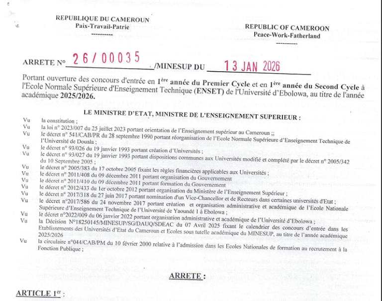 concours ENS 2026