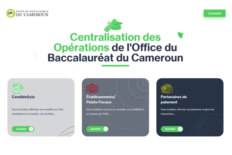 Centralisation des Opérations de l'Office du Baccalauréat du Cameroun