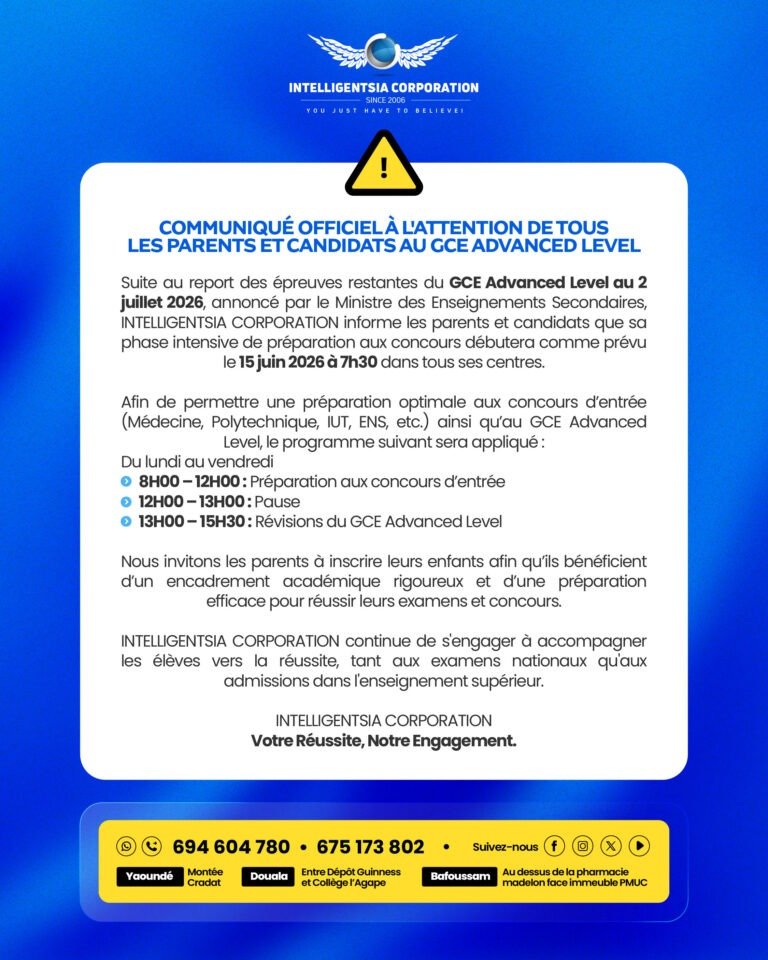 concour informations