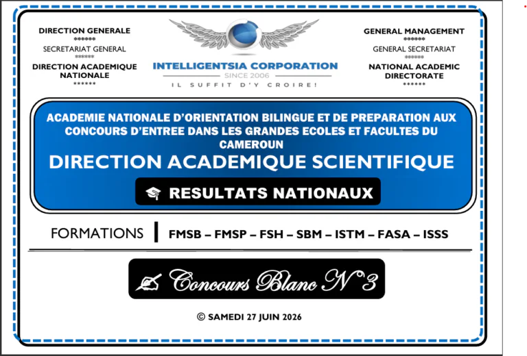 resultats concours blanc n3 toutes filieres
