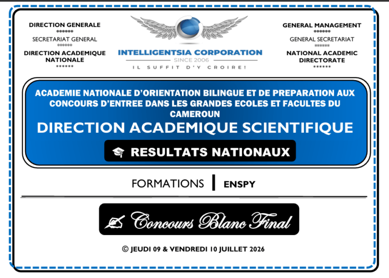 Resultats cb final enspy 2026