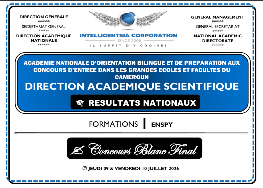 Resultats cb final enspy 2026