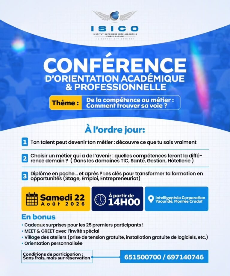 Conférence d&rsquo;Orientation Académique et Professionnelle : Trouvez Votre Voie avec ISICO